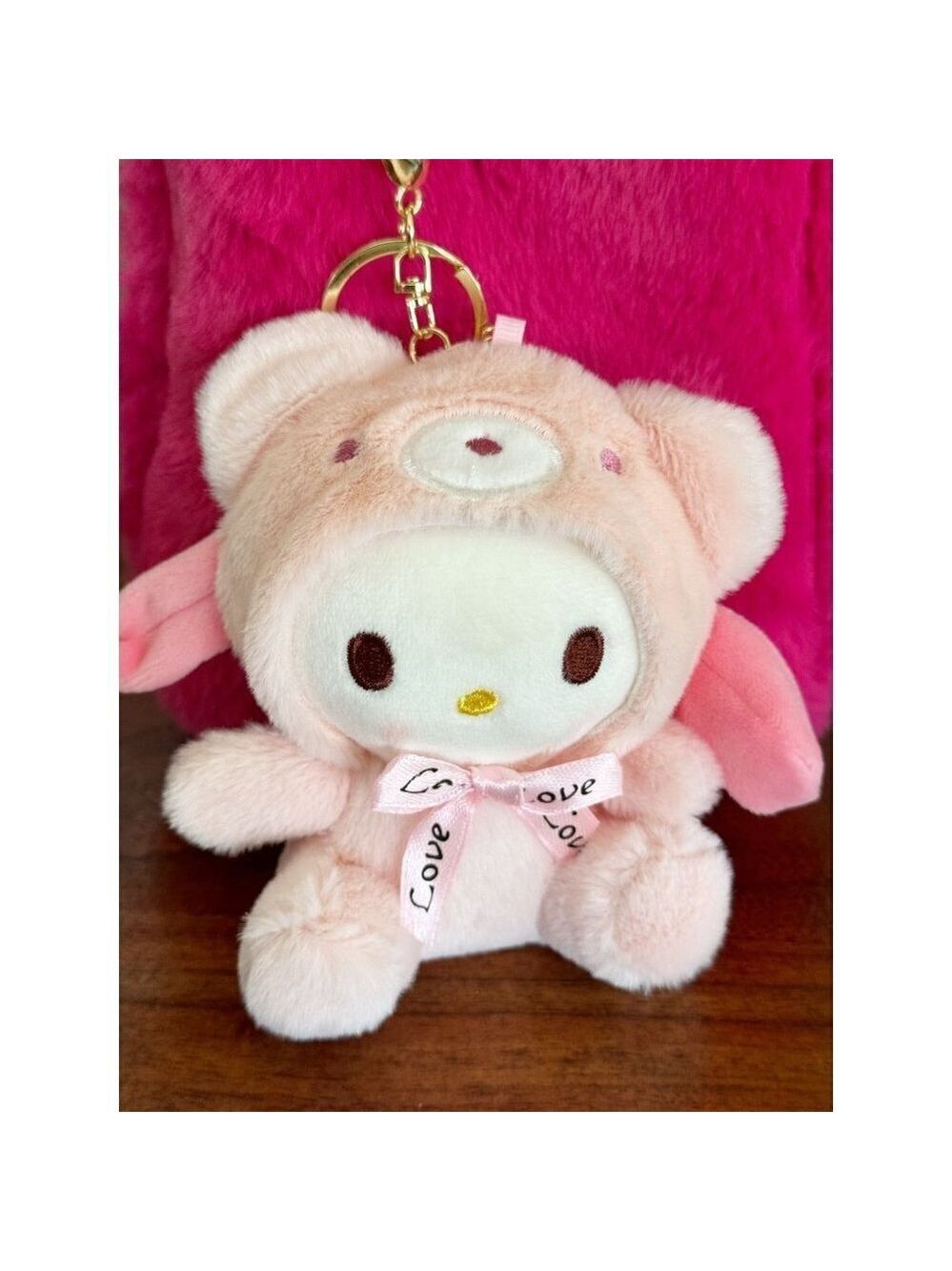 COPY - Hello Kitty Teddy Bear Keychain Purse Accessory NWT